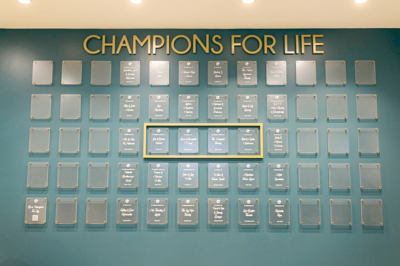 Actual wall ChampForLife